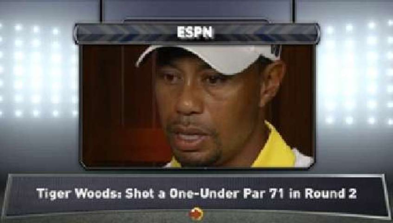 Tiger Woods in Contention at The Masters