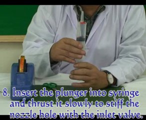 Vacuum pump from syringes