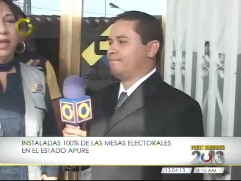 Mesas de votación están listas para recibir a electores en Apure este domingo