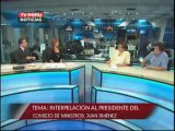 Heriberto Benitez y Rosa Mavila sobre interpelacion a Juan Jimenez Mayor