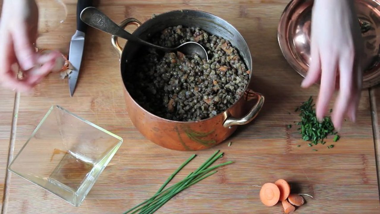 LENTiL SALAD recipe - COUKiNE blog