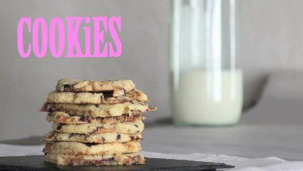 CAMRAEL & CHOCOLATE CHiP COOKiES recipe - COUKiNE blog