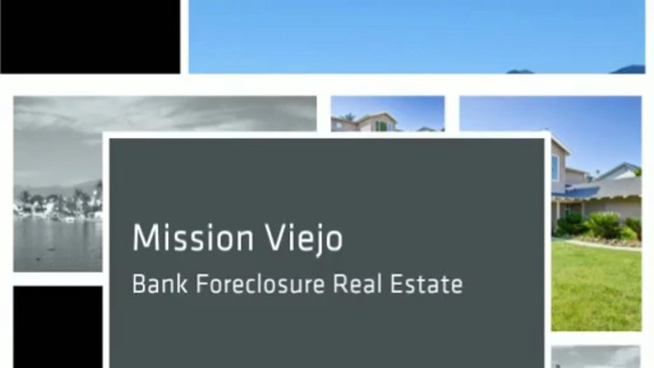 Mission Viejo Bank Foreclosure Homes & Real Estate for Sale