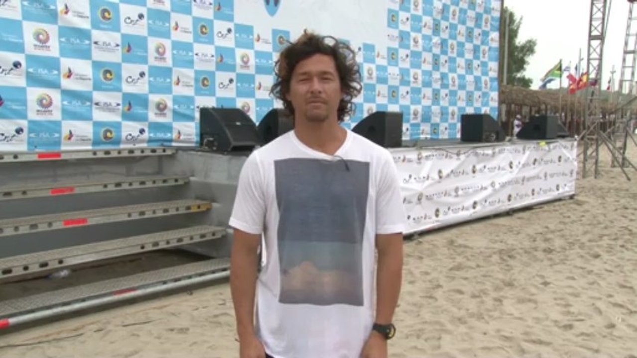 2013 ISA World Masters Surfing Championship - Kalani Robb (HAW)