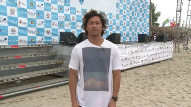 2013 ISA World Masters Surfing Championship - Kalani Robb (HAW)