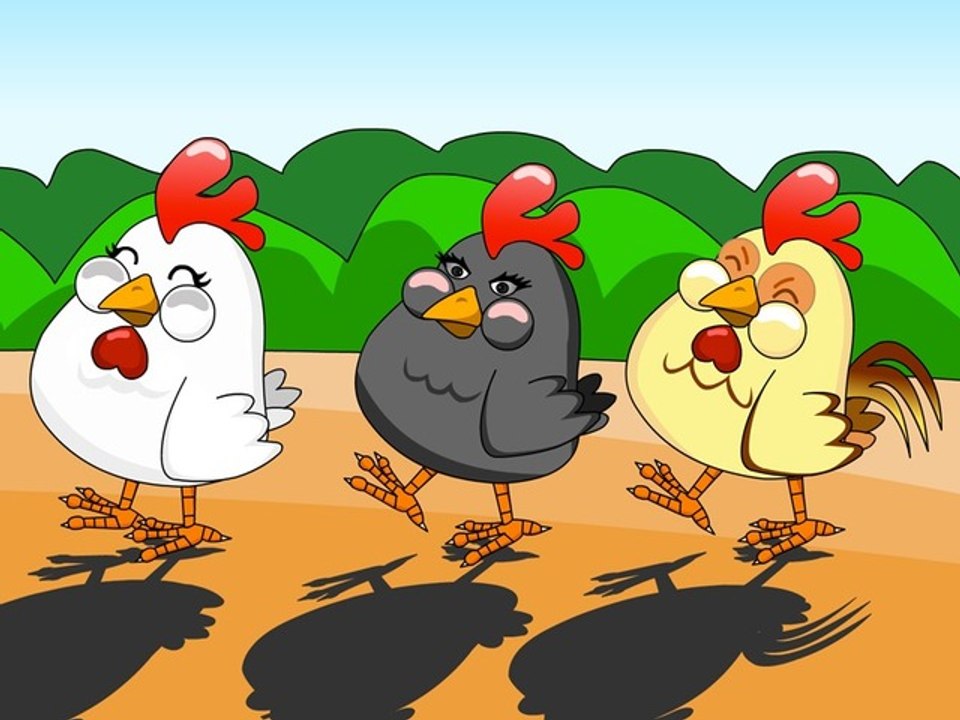 Quand trois poules vont aux champs