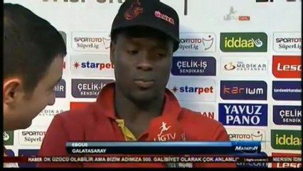 Karabükspor - Galatasaray |Maç Sonu Eboue