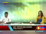 Pastor Maldonado llama a los venezolanos a votar en paz, con amor y alegría este 14-A