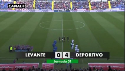 Levante 0 Dep. La Coruña 4