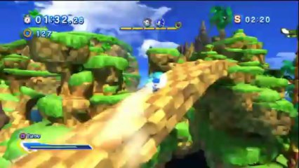 Sonic Generations - Green Hill Acte 2 - Défi 3 : Course Alter Ego !