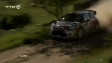 l'abandon de Dani Sordo dans l'ES6 - Rallye_RTBF_2013_04_13