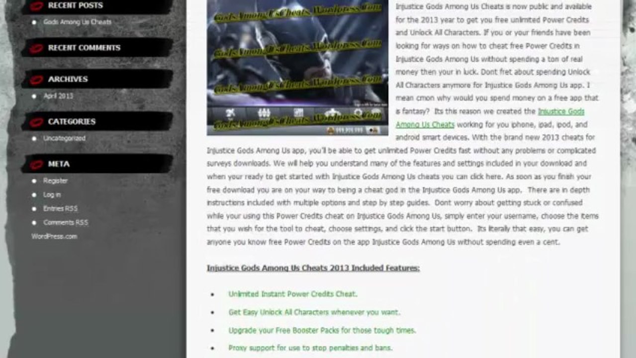 New Gods Among Us Cheats Power Credits Plus All Characters & Costumes Cheater