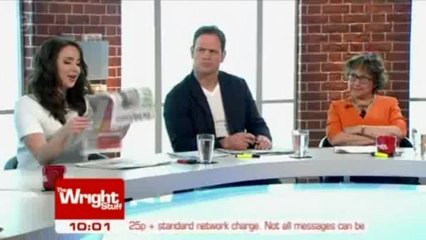 Ashleigh Brewer (Kate Ramsay) on The Wright Stuff - part 1 - 12th April 2013