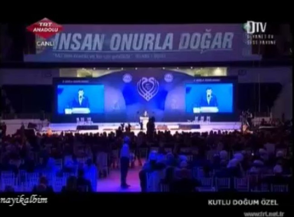 12 İstiklal Marşı açılış Kutlu Doğum 2013