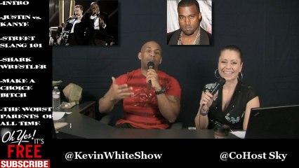 Justin Timberlake vs. Kanye West, Hero Grandpa wrestles Shark then gets fired.