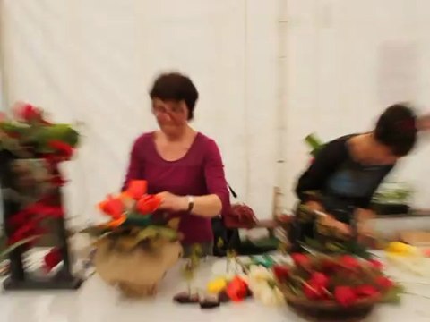 2013 Avril. SOUSTONS (Fête Tulipe. Atelier floral 2-3)