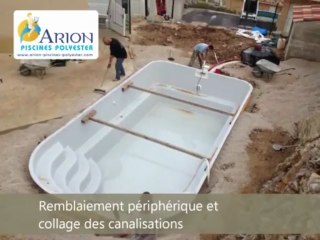 Installation d_une piscine coque