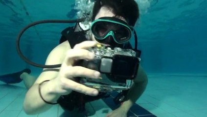 Un photographe d'eau douce