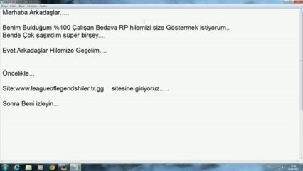 League Of Legends Bedava RP