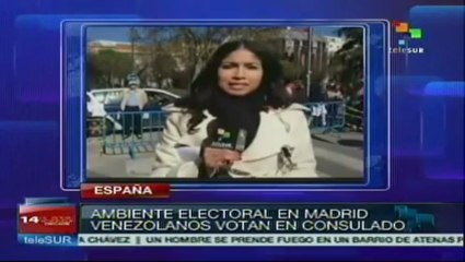 Venezolanos en España acuden a votar en tranquilidad