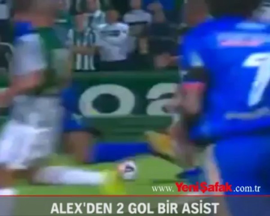 Alex'den 2 gol 1 asist
