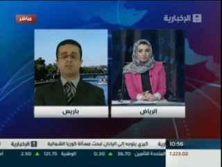 د.أشرف العيّادي ضيف القناة الإخباريّة السّعوديّة ـ 14 أفريل 2013 ـ