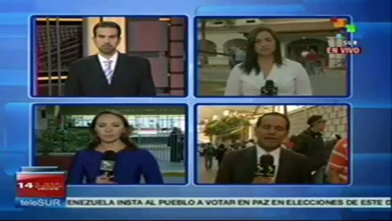 Venezolanos hacen largas filas para emitir su voto