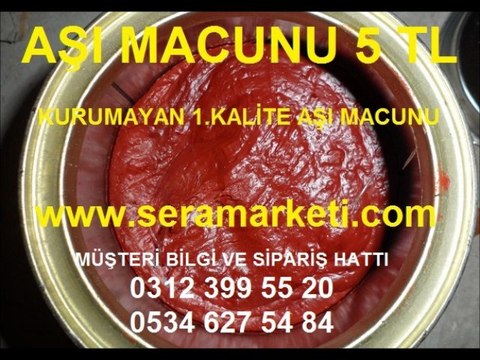 AŞI MACUNU,AŞI-MACUNU,AŞI MACUNU FİYATI,AŞI MACUNU FİYATLARI,AŞI MACUNLARI