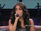 Sandra Echeverria canta Me quedo aqui en programa Miembros al Aire