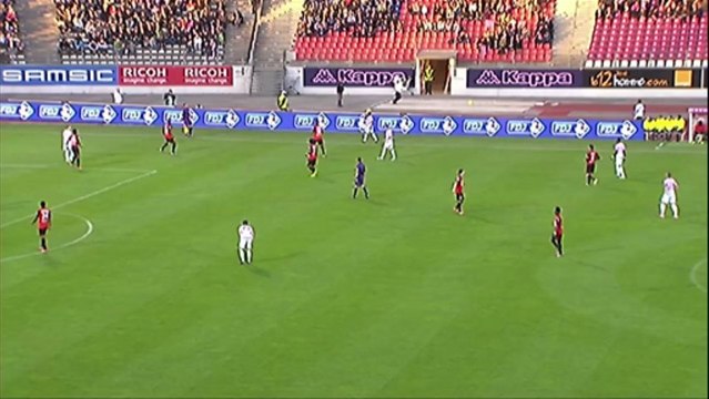 But Jean-Armel KANA-BIYIK (2ème csc) - Evian TG FC - Stade Rennais FC (4-2) - saison 2012/2013