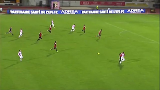 But Milos NINKOVIC (79ème) - Evian TG FC - Stade Rennais FC (4-2) - saison 2012/2013