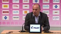Conférence de presse Evian TG FC - Stade Rennais FC : Pascal DUPRAZ (ETG) - Frédéric  ANTONETTI (SRFC) - saison 2012/2013