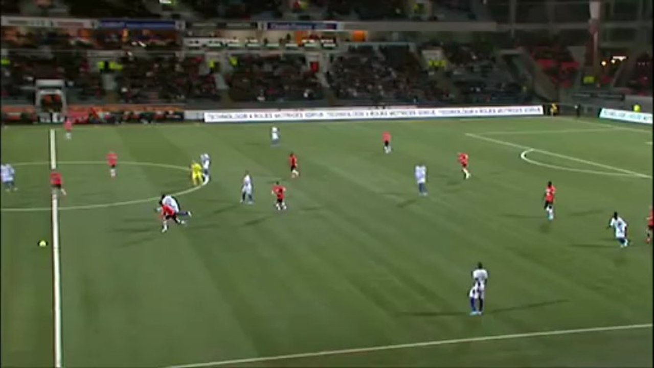 But Jérémie ALIADIERE (83ème) - FC Lorient - SC Bastia (4-1) - saison 2012/2013