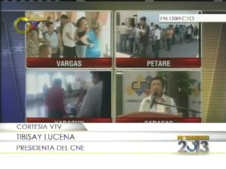 Tibisay Lucena: "La novedad es que no hay novedad"