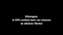 Allemagne: le SPD confiant dans ses chances de détrôner Merkel