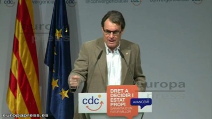 Mas pide una "mayoría solida" para la independencia