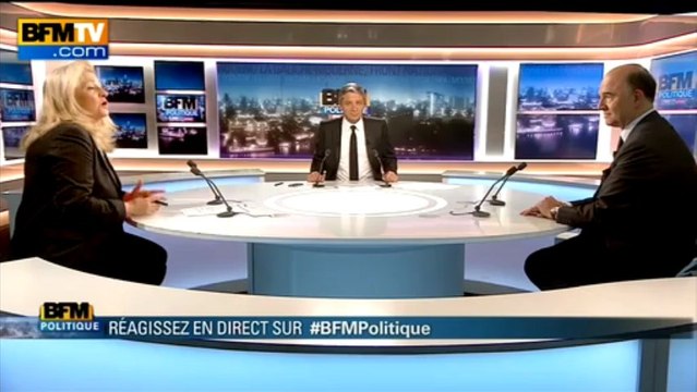 BFM Politique: l’interview BFM Business, Pierre Moscovici répond aux questions d'Hedwige Chevrillon - 14/04