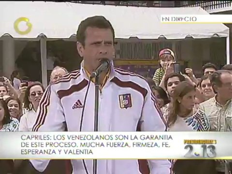 Henrique Capriles: Ahora va la avalancha ¡Todos a votar!