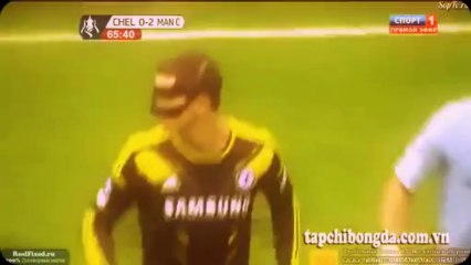 Chelsea vs Manchester City (1-2) ~ Demba Ba Goal ~ 14/04/2013 ~