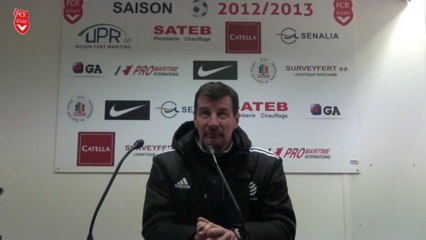 FCR - Vannes : Réaction de Thierry Froger