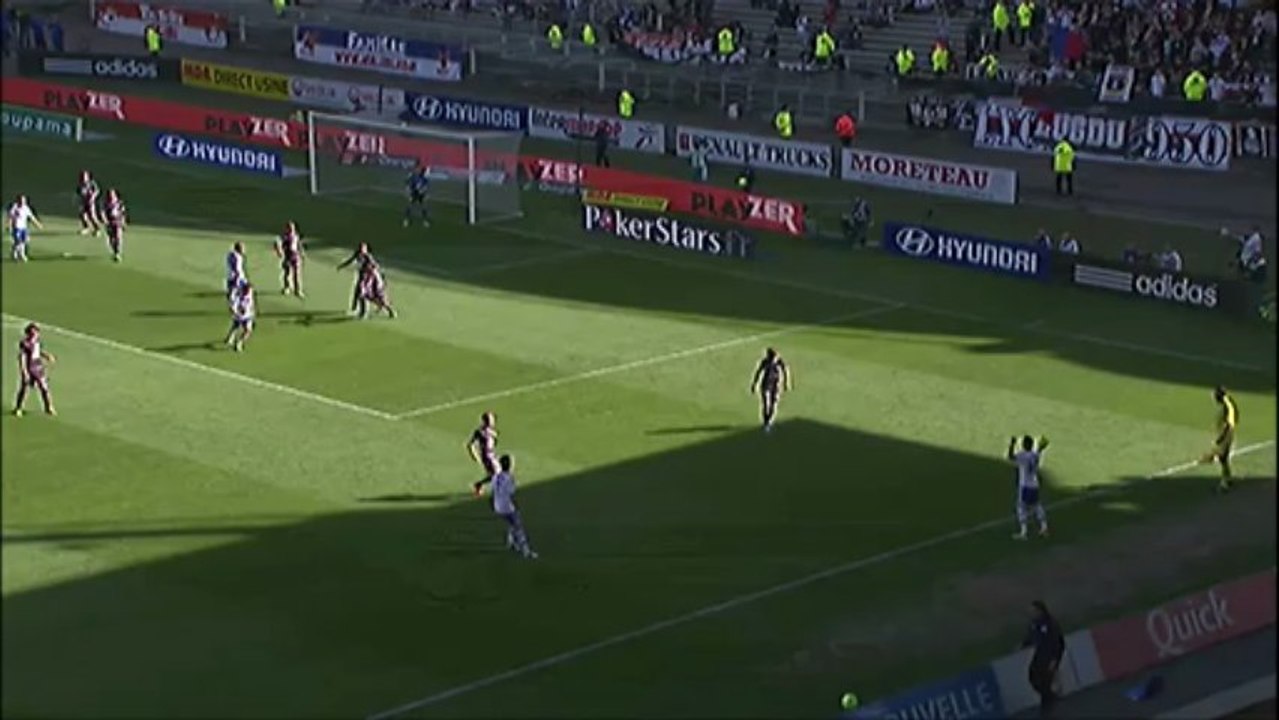 But Clément GRENIER (8ème) - Olympique Lyonnais - Toulouse FC (3-1) - saison 2012/2013