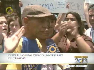 Pacientes del Hospital Clínico Universitario fueron amenazados por querer ejercer su derecho al voto