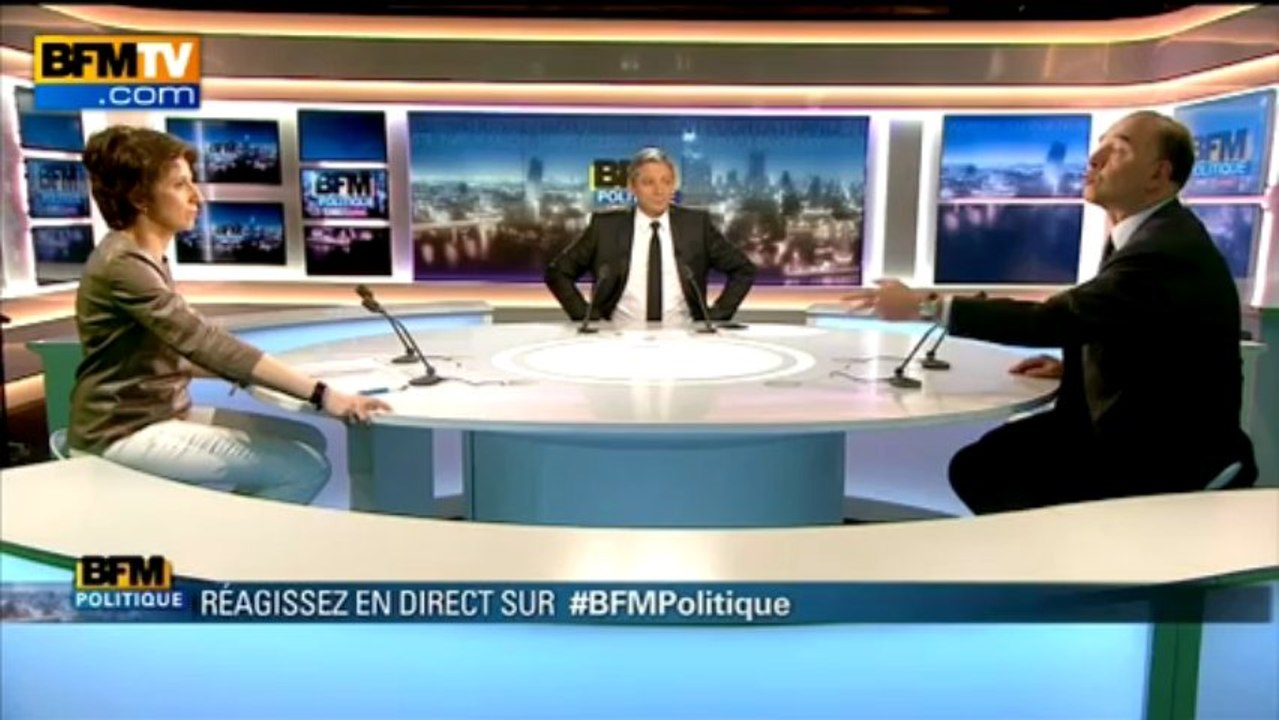 BFM Politique: l'After RMC, Pierre Moscovici répond aux questions de Véronique Jacquier sur la moralisation de la vie politique - 14/04