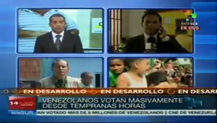 Votan masivamente en Caracas