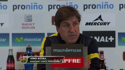 Jordi Roura: "Veo al Zaragoza muy vivo"