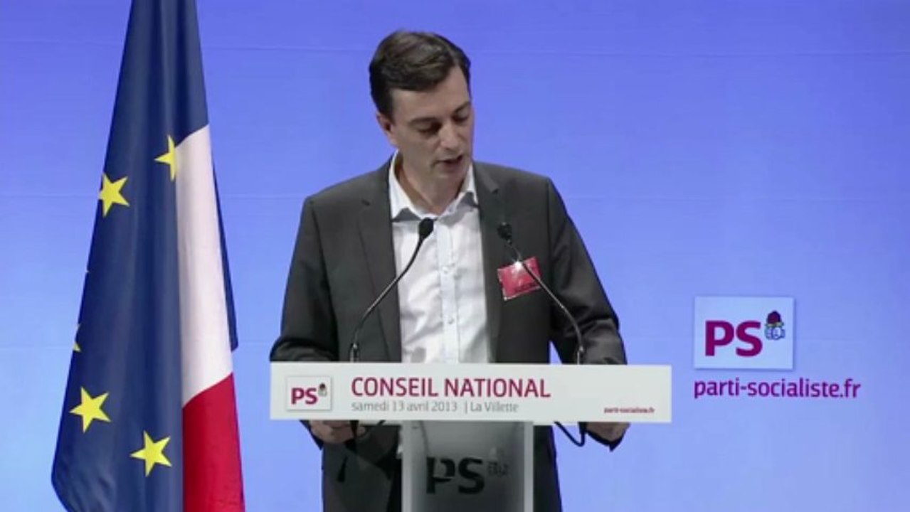 Discours de Alain Fontanel au conseil national du PS