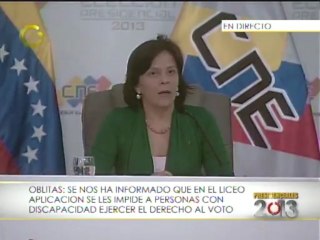“Se les quiere impedir el derecho al voto a personas con discapacidad”, denuncia rectora Oblitas