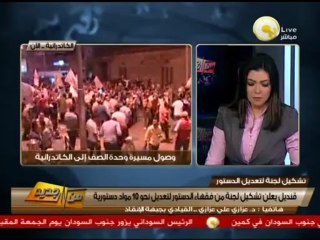 من جديد: قنديل يعلن تشكيل لجنة من فقهاء الدستور لتعديل نحو 10 مواد دستورية