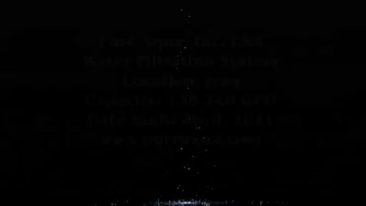 Pure Aqua| Water Filter Systems Iraq 138,240 GPD