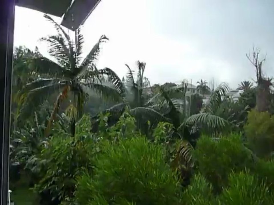 pluie en pré- alerte cyclonique